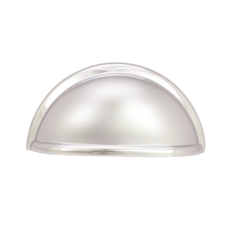 Amerock | Cabinet Cup Pull | Polished Chrome | 3 inch (76 mm) Center to Center | Cup Pulls | 5 Pack | Drawer Pull | Drawer Handle | Cabinet Hardware - Image 2